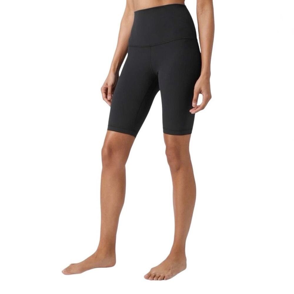 Lululemon Align Super High Rise Short 10" Black Side 4 Yoga Gym Workout Active - Picture 2 of 9